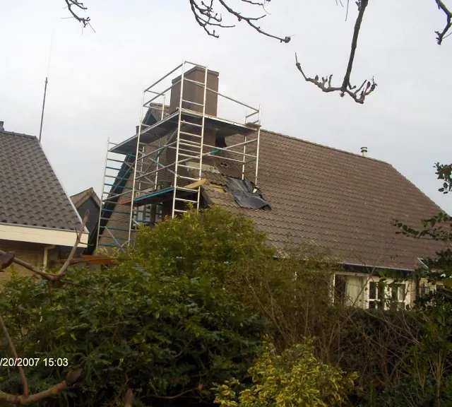 Onderhoud schoorsteen