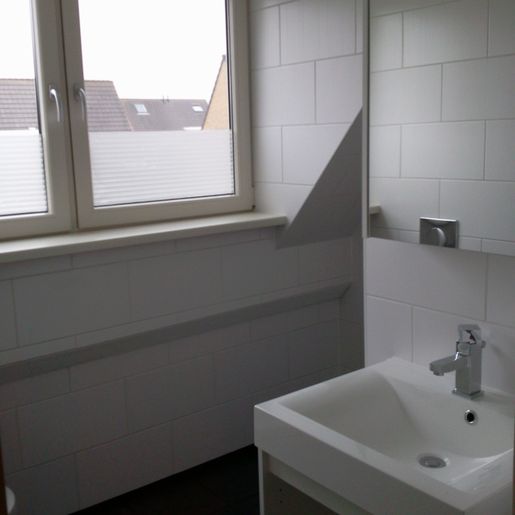 Wastafel in badkamer